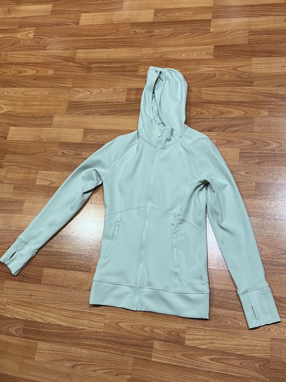 Lululemon Light Mint Zip-Up Hoodie